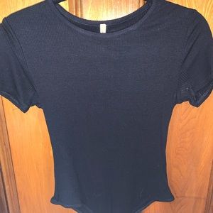 Lulu’s black tshirt bodysuit size large